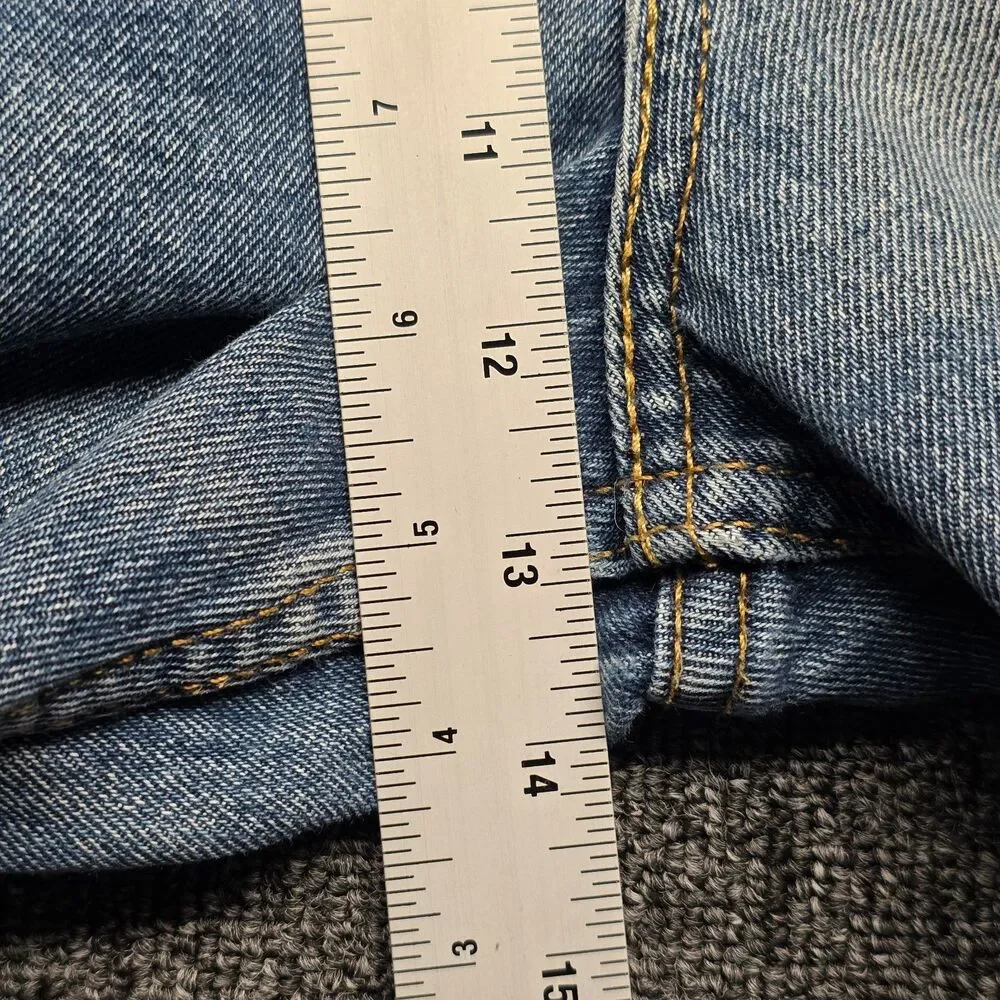 Levis 550 Jeans Mens 38x30 Relaxed Fit Tapered Leg Blue Denim Distressed Work
